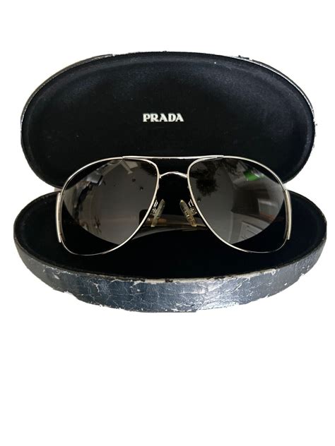 prada mirrored aviator sunglasses 57mm|Prada aviator sunglasses polarized.